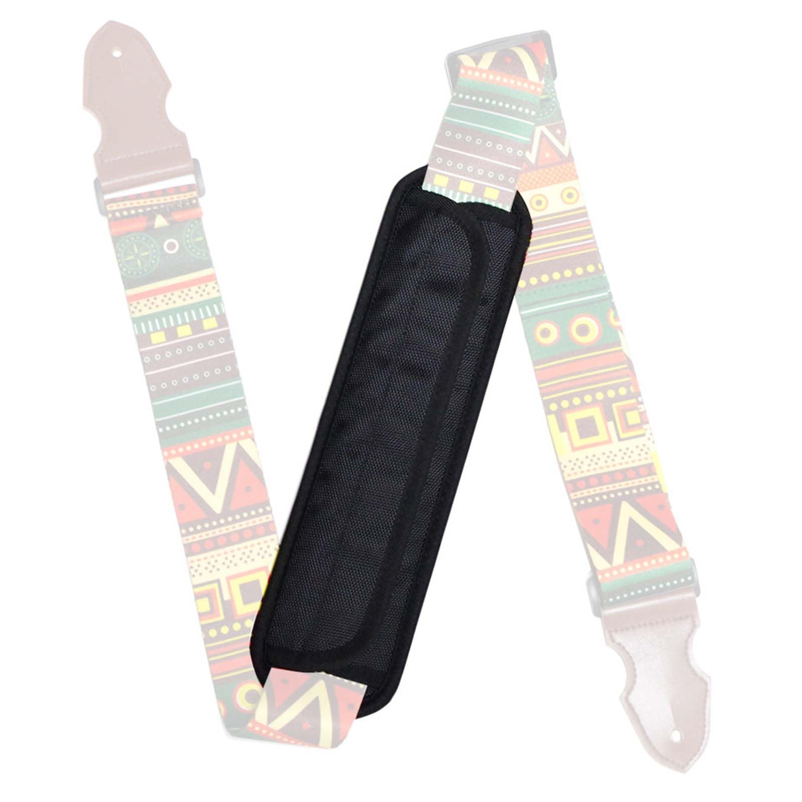 Imbottitura per Tracolla Borsa, Imbottitura per Tracolla Chitarra Nera, Rimovibile, Antiscivolo, 31,5 x 8 cm Cuscino per Tracolla per Auto, Zaino, Chitarre, Borse da Viaggio