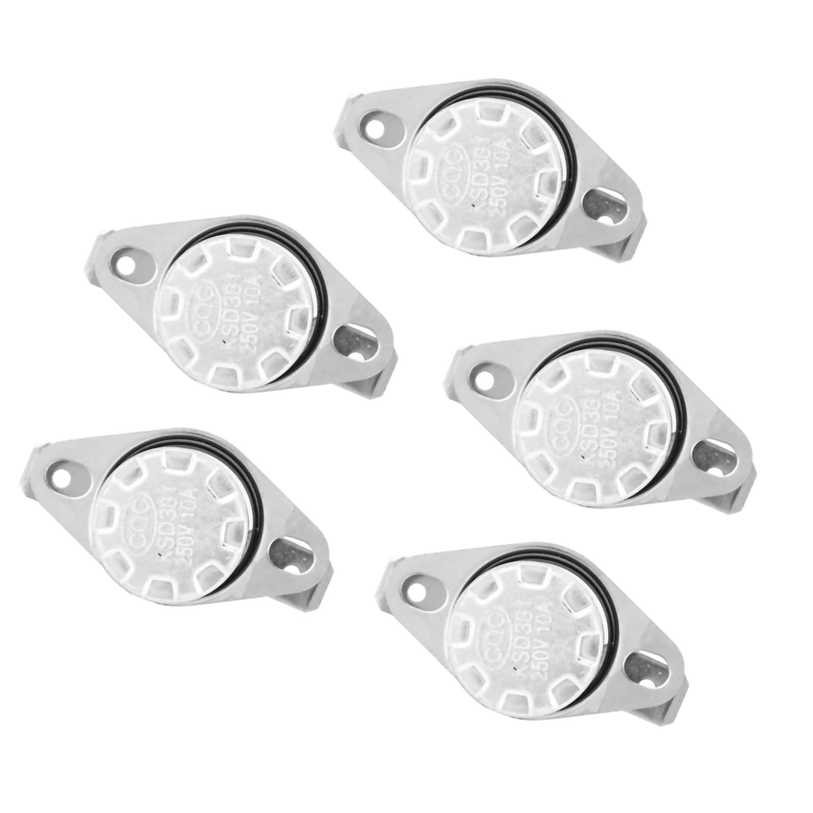 5 Pz Ksd301 Interruttore Di Controllo Termico Della Temperatura Del Termostato 250V10A No Interruttore Termico Del Termostato Di Controllo Della Temperatura Dell'Interruttore