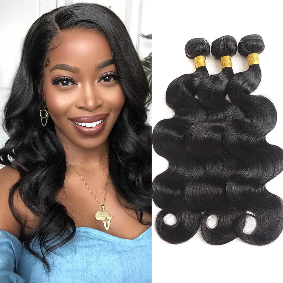 Human Hair Bundles Body Wave 12 14 16 Inch 100%...