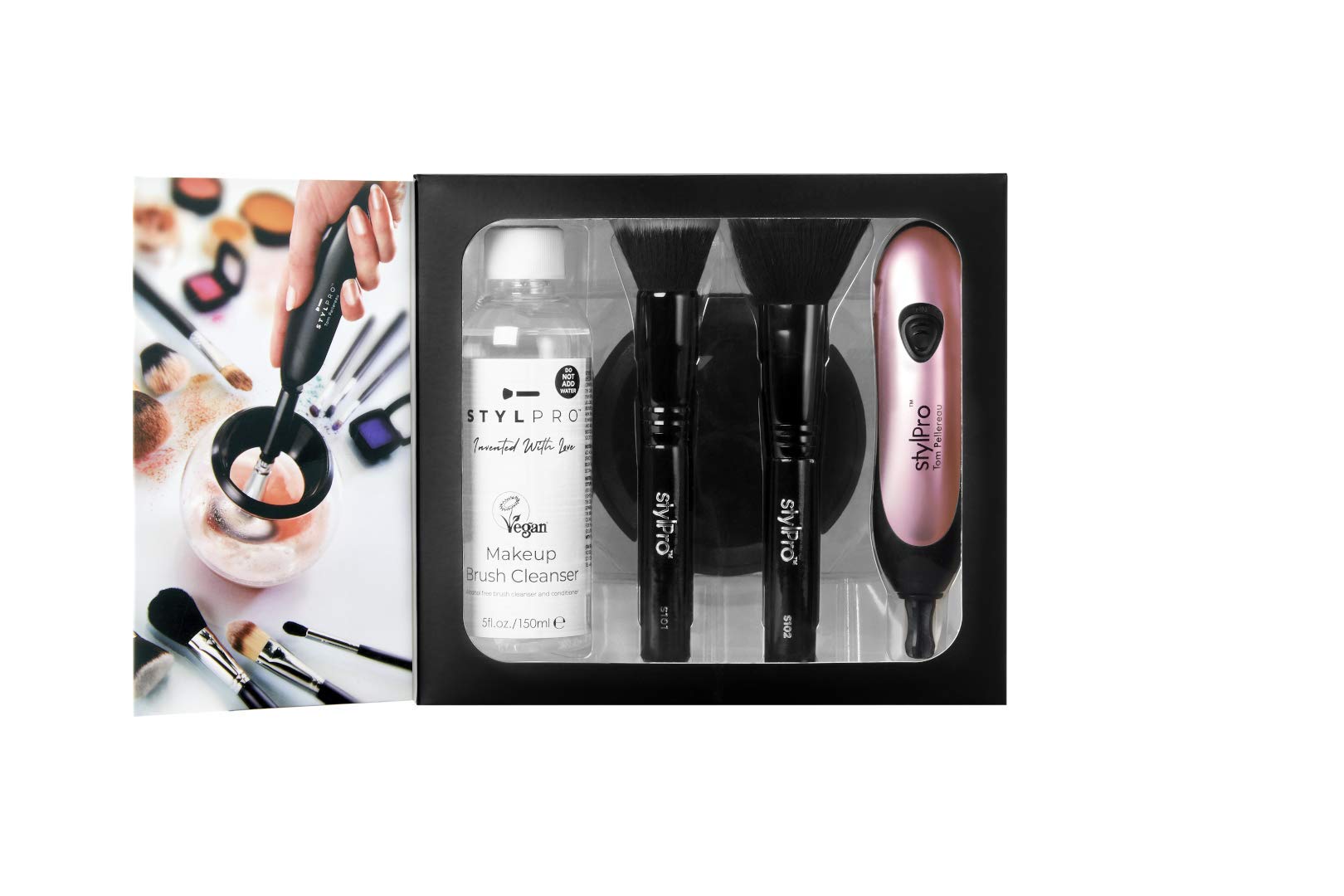 StylPro Gift Set Kit Electric Makeup Brush Cleaner and Dryer Machine