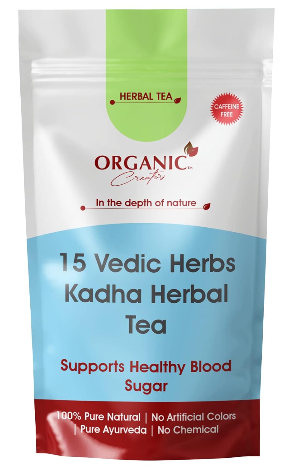 Organic Creators 15 Vedic Herbs Kadha Herbal Tea Supports Healthy
