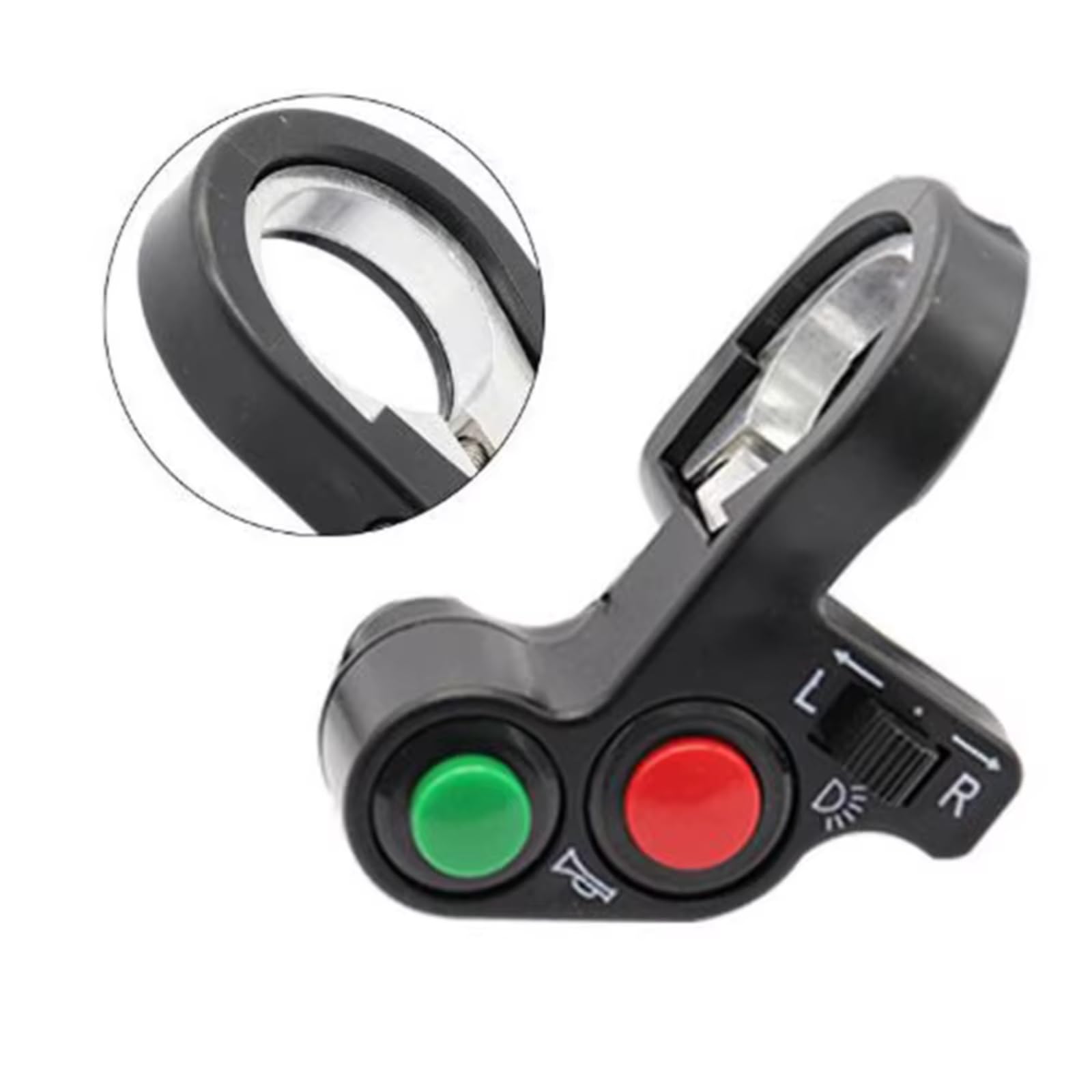 Comando Manubrio Corno Da Manubrio Per Scooter Da 7/8" Per Interruttore Controller Luci Indicatori Di Direzione Universali