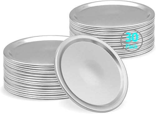 Miniatura 1 de Canning Lids Regular Mouth, 30 Count 70MM Mason Jar Split-Type Metal Canning Lids for Ball, Kerr, Canning Jar lids Bulk, Food Grade Material
