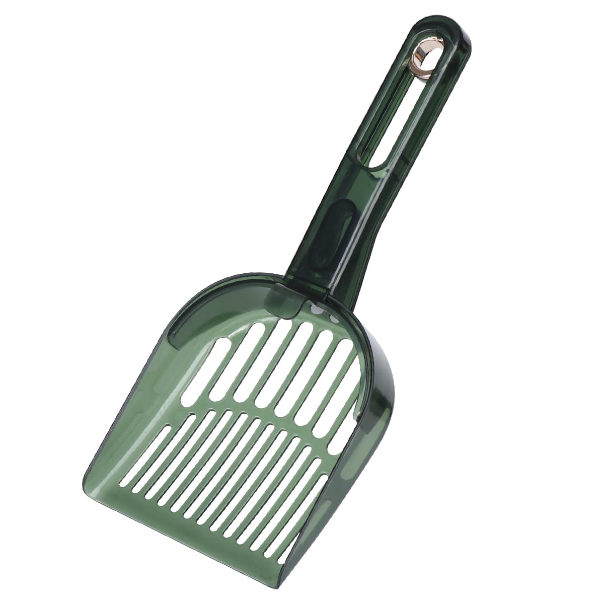 HOMOBABE Katzenstreuschaufel Mit Staubbehälter - Ergonomische Schippe Für Katzenklo Reinigung