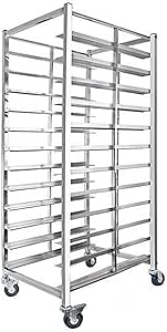 Amazon.com: FEITJMMW 30 Tier Food Racks for Storage with Wheels ...