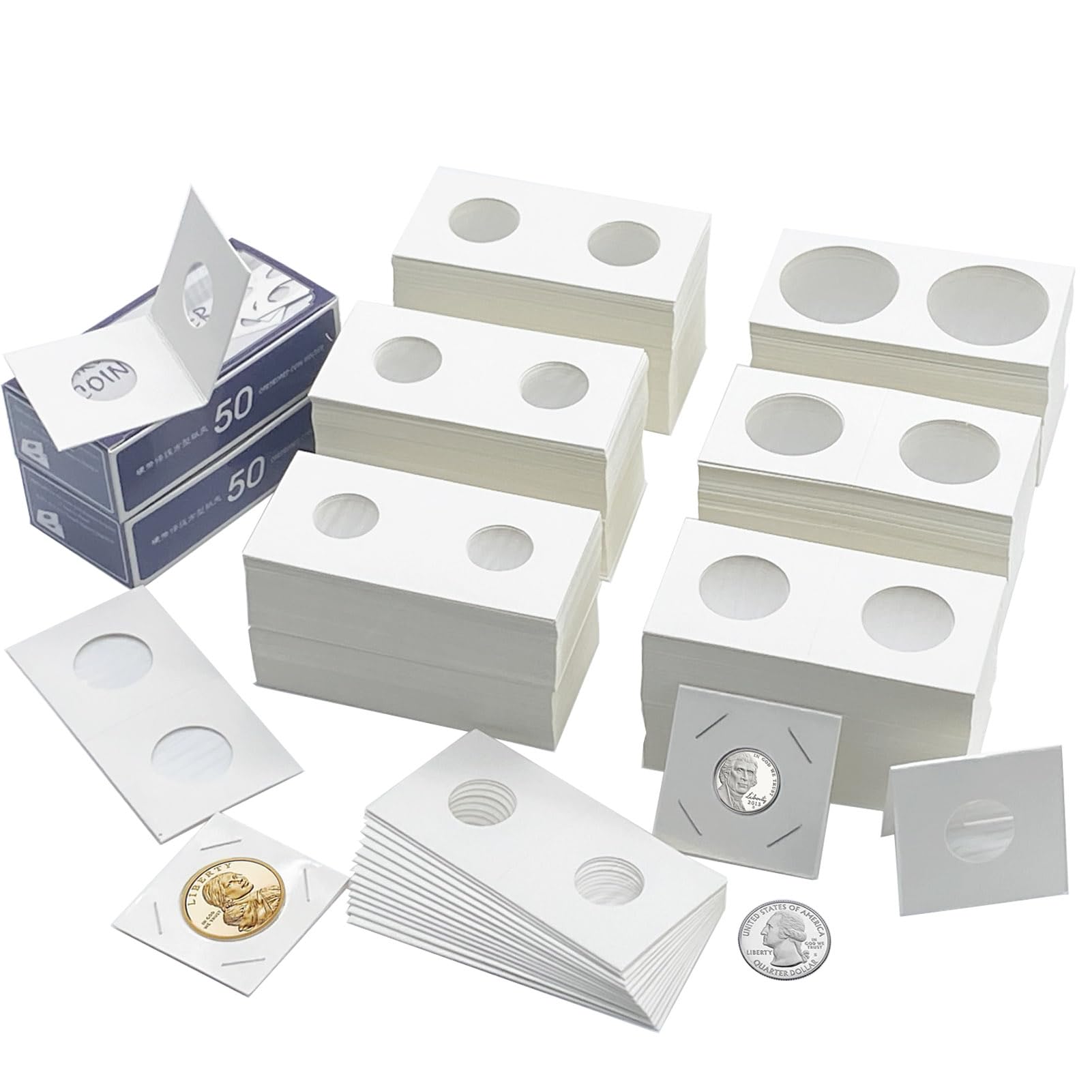 Amazon.com: 600 Pcs Coin Flips 6 Assorted Sizes 2