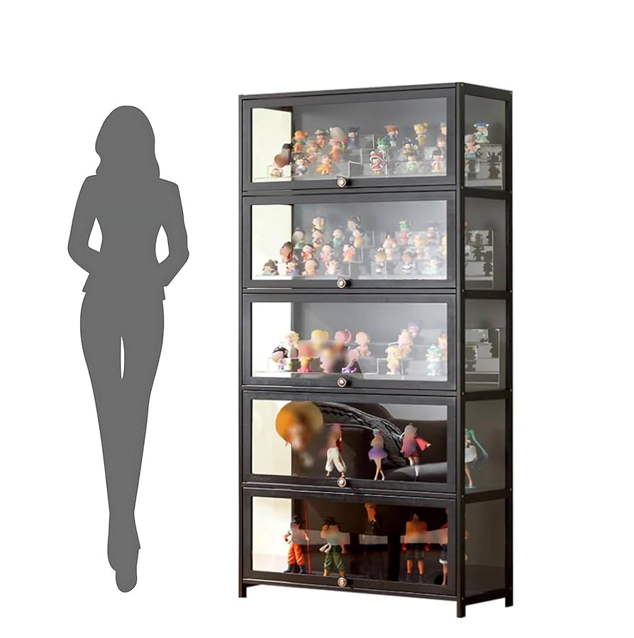 MDDKOP ショーケース 防水 木製ショーケース コレクションケース 大型