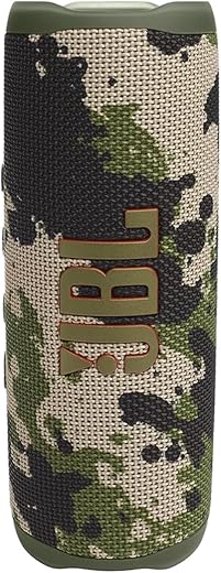 JBL Flip 6 Wireless Portable Bluetooth Speaker Pro Sound, Upto 12 Hours Playtime, IP67 Water & Dustproof, PartyBoost & Personalization App (Without...
