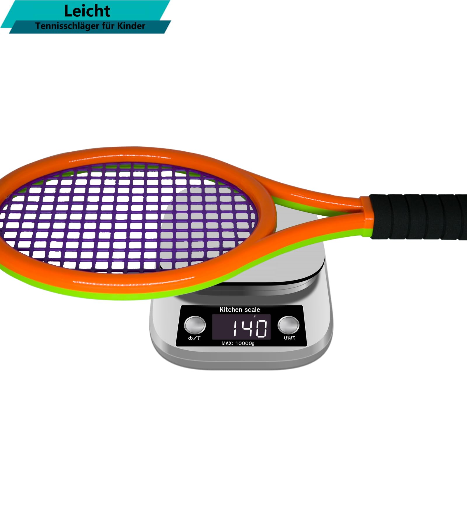 Kinder Tennisschläger mit Tragetasche,4 weiche Trainingsbälle und 6 Badminton Birdies,Tennisschläger Geschenkset für Kinder Outdoor Indoor Sport