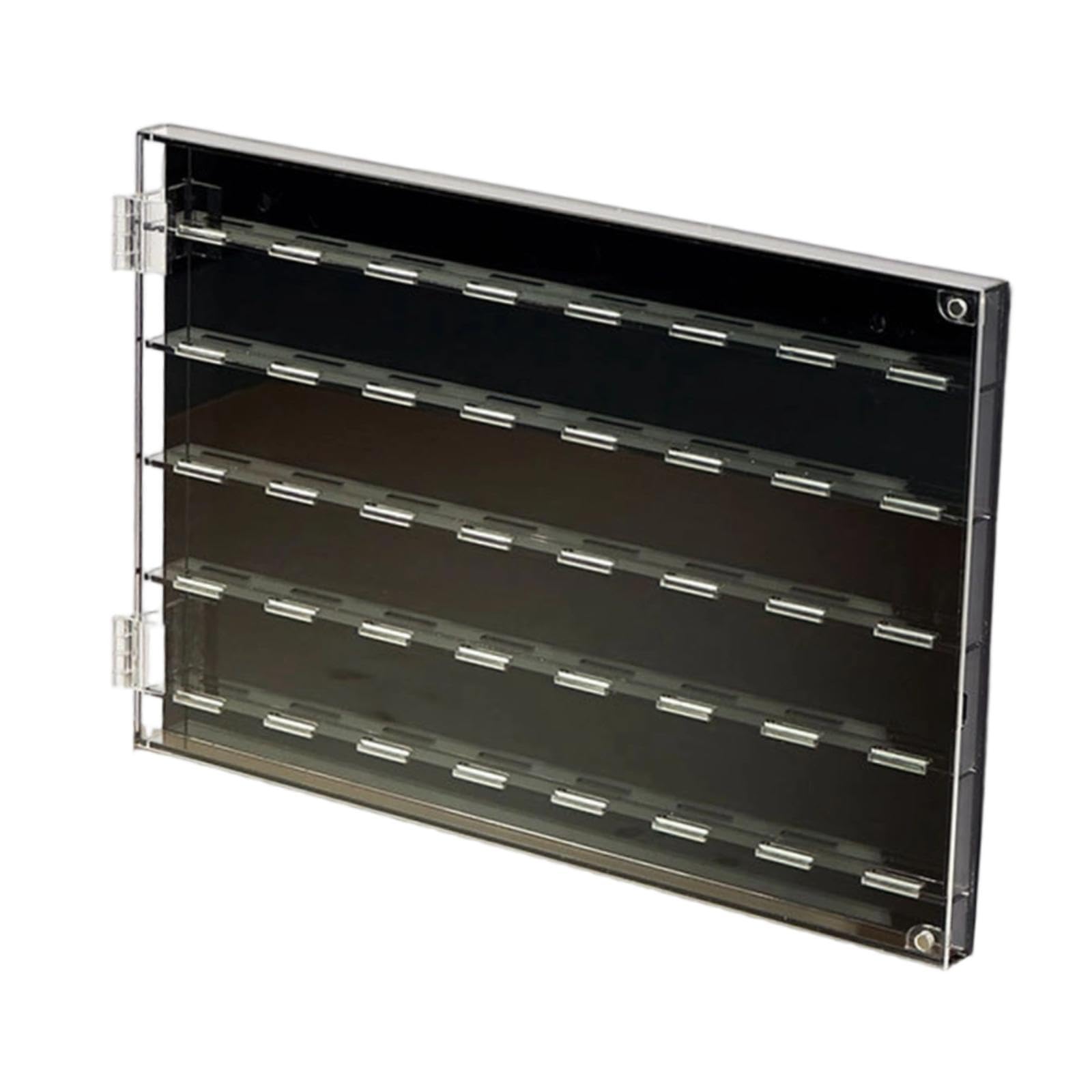 Milageto Caja Acrílica para Púas de Guitarra con Gran Capacidad Estuche de Almacenamiento Transparente Organizador de Accesorios Musicales Adecuada para Colecc, 32.5 X 21.5 X 2.2 Cm