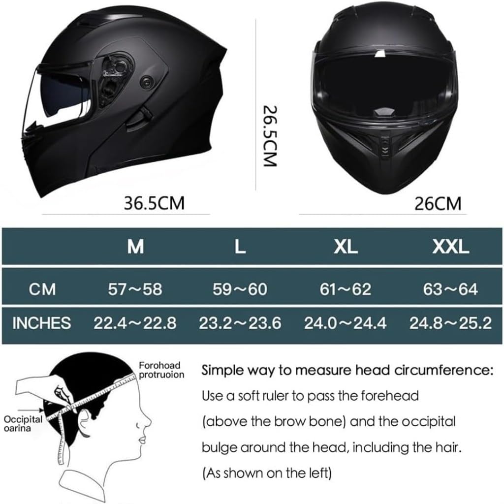 Casco Moto Modular con Bluetooth Integrado, ECE Homologado Casco Integrales Flip Up Moto Jet Scooter para Mujer Hombre Adultos Antivaho Doble Visera