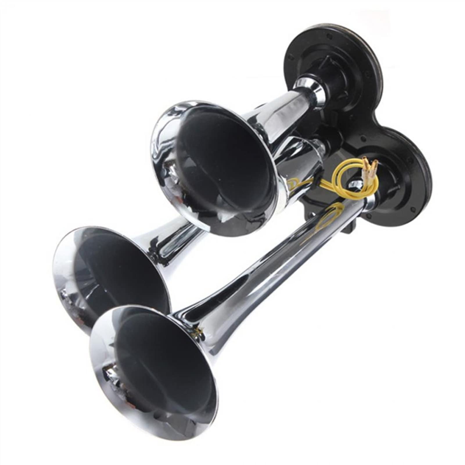 altoparlanti a gas per camion, automobili, navi Tromba d'aria for treno a tripla tromba super rumorosa 12V / 24V 110-135dB for vagone ferroviario for barche Nuovo