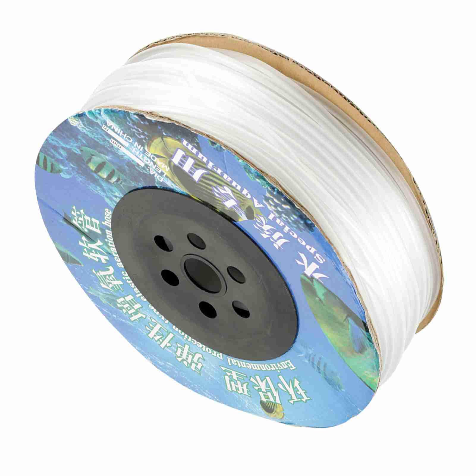 Cryfokt Tuyau d'air Flexible en PVC de 100 M, sans Danger pour Les Poissons, Idéal pour Les Aquariums et Les Aquariums.