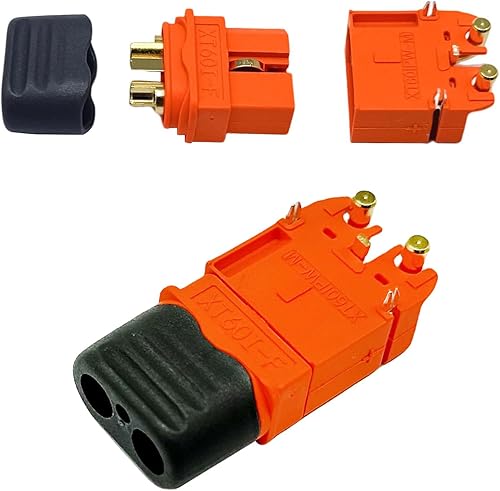 Miniatura 10 de 5 pares Amass XT60EW-M XT60W-F montable XT60E macho hembra conector enchufe para RC Drone aviones FPV Racing Drone