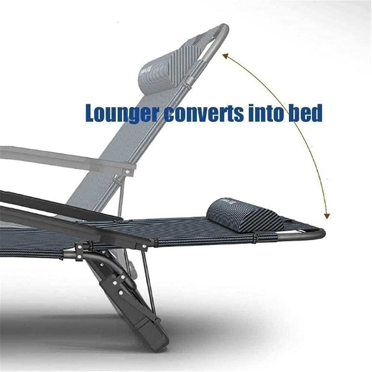 Recliner Sun Loungers Lounge Chairs Sun Lounger/Patio Reclining Chairs Reclining Garden Deck Chairs with Removable Cushions Support200kg Zero Gravity Portable Deck Chair Sun Lounger Chair Su