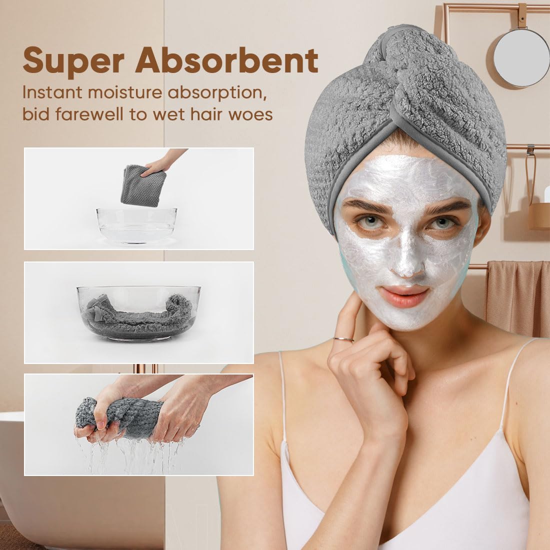 microfiber hair turban the best hair towel