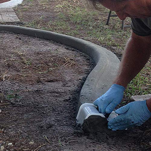 Gecheer DIY modelagem plásticos solo gesso jardim concreto forma fixação clipe de molde