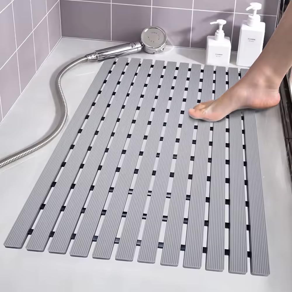 See full amazon price history chart for Eurotex Premium Shower Anti Slip Mat for Bathroom Floor, Striped Anti Skid, Stand up mat for Bath, Kitchen, Anti Bacterial (Grey, 1.5ft x 2ft) - Also Available in 5 Meter Roll Eurotex Premium Shower Anti Slip Mat for Bathroom Floor, Striped Anti Skid, Stand up mat for Bath, Kitchen, Anti Bacterial (Grey, 1.5ft x 2ft) - Also Available in 5 Meter Roll (B09Q5DWW89) Amazon Price History, Amazon Price Tracker