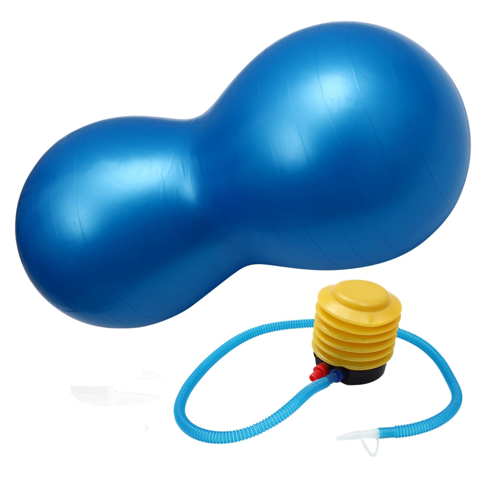 Pelota de Yoga de PVC con Forma de Cacahuete para Masaje y Ejercicio, Resistente y Antiexplosión, Tamaño 45x90 Cm, Adecuado para Entrenamiento y Fitness