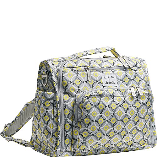 JuJuBe B.F.F Multi-Functional Convertible Diaper Backpack/Messenger Bag, JuJuBe & Cheerios Diaper Bag - Good Goes Round