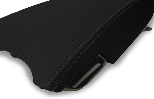 Miniatura 4 de Tapa para consola central (fibra de carbono, para Hyundai Azera, 2012-2017), color negro