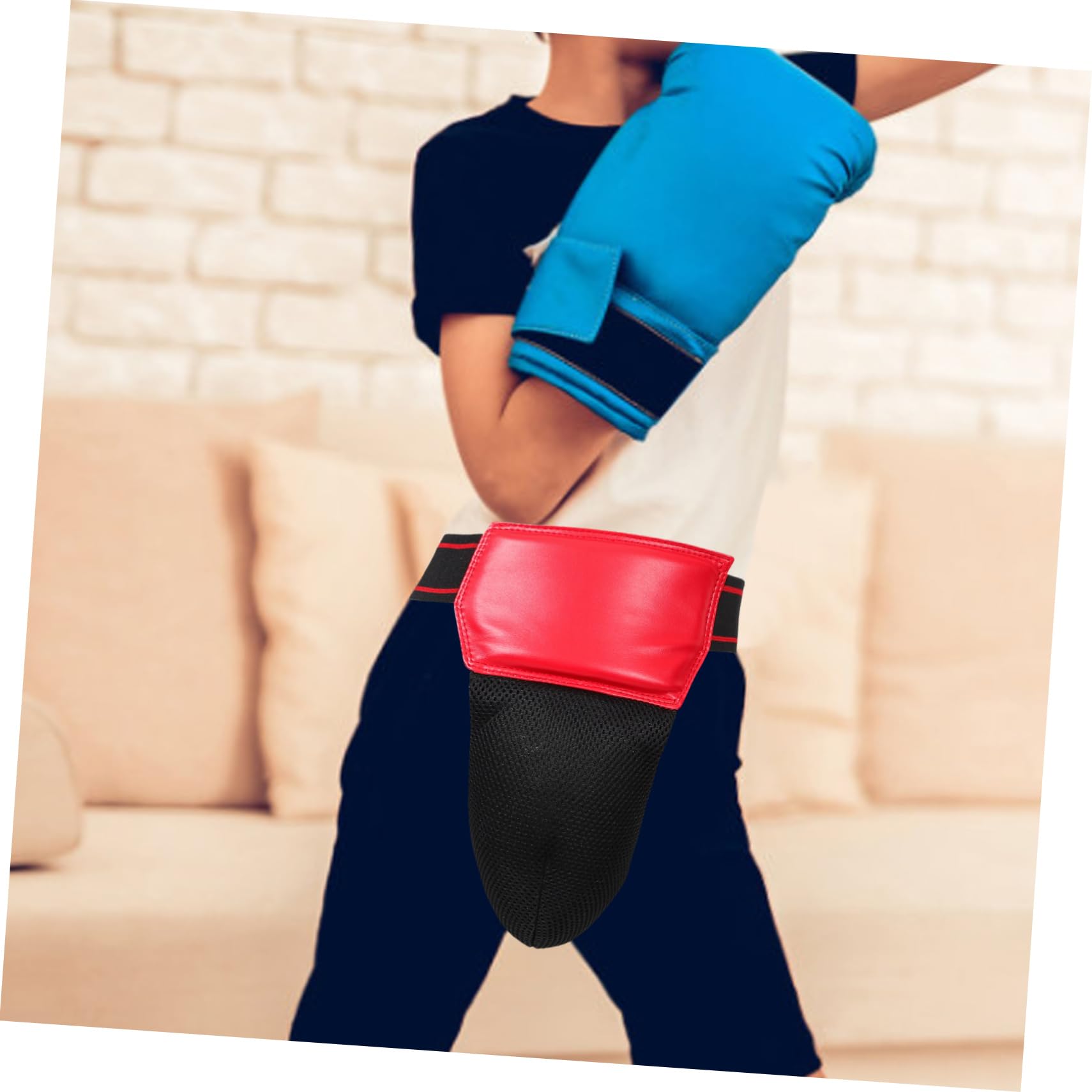 VANZACK Groin Protector Boxing Training Crotch Guard Breathable Durable Comfortable for Daily Exercise