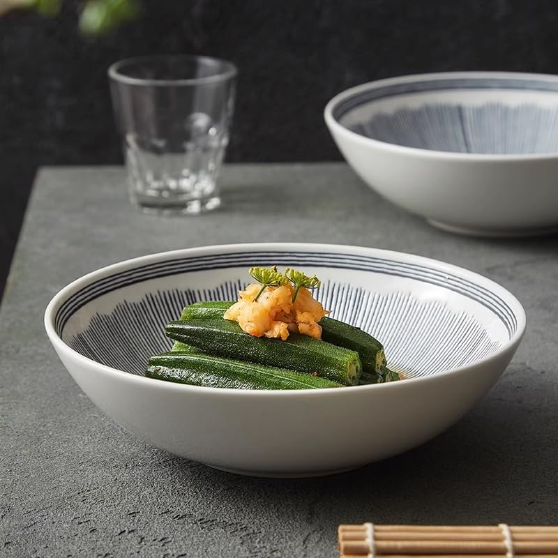 Saladier Bol à Salade Multifonctionnel, Bol à Fruits ménagers, Bol à Yaourt en céramique adapté à la Soupe, aux céréales et aux Flocons d'avoine Bol