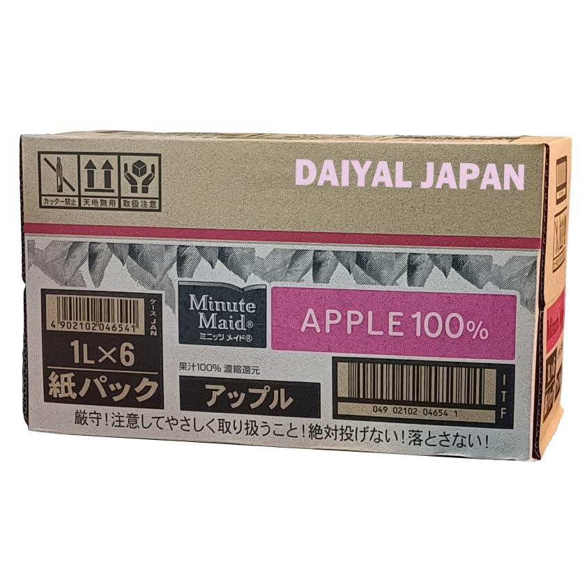 Amazon.co.jp: ミニッツメイド アップル 100% 1L ×6パック : 食品