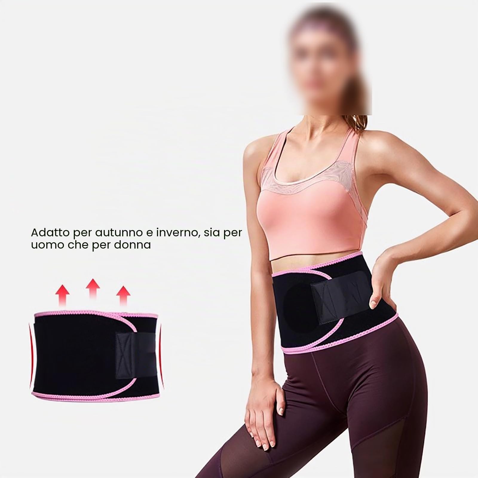 Fascia Addominale da Uomo, Cintura for Ernia Ombelicale, Cintura for Ernia Inguinale Maschile, for Supporto for Ernia Ombelicale for Uomini E Donne, Aiuta Ad Alleviare Il Dolore(Gray)