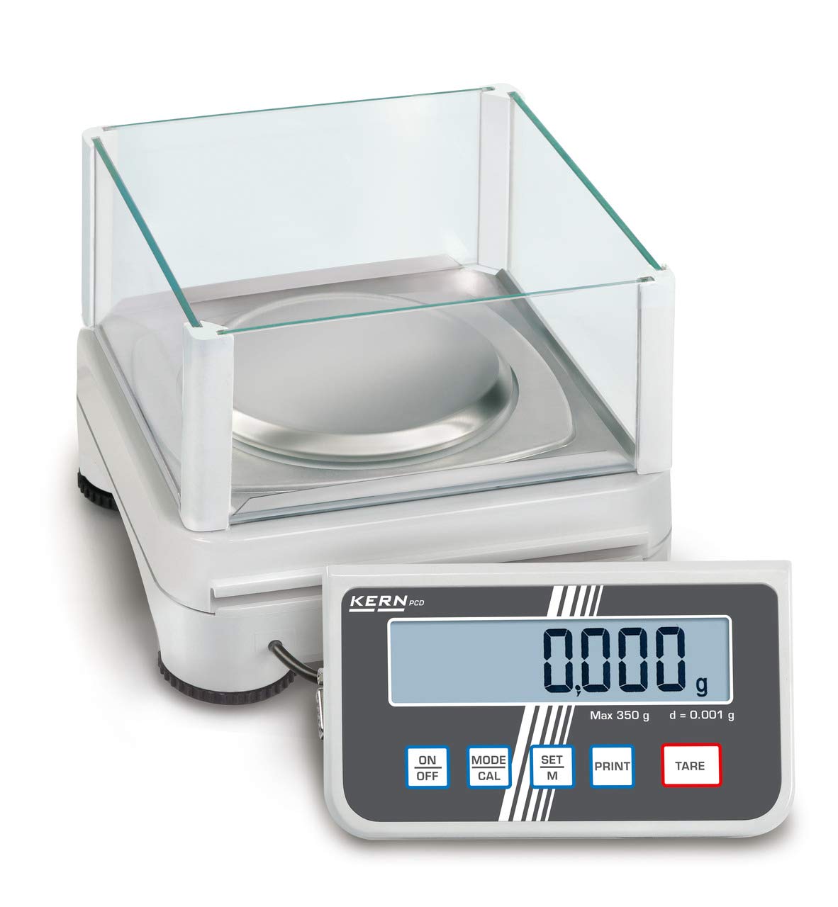 KERN wlpi10 K0.1 PCD Serie Präzisions-Waage, 10000 g Bereich, 0.1 g, 160 mm x 160 mm Plattform