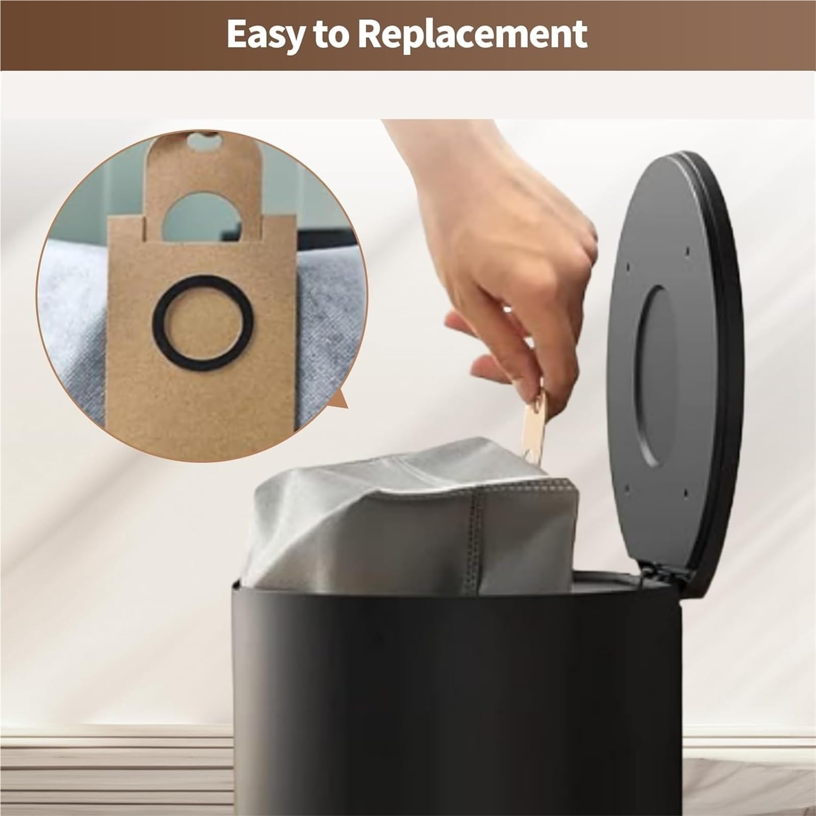 Amazon | 交換用ダストバッグ、Eufy、RoboVac L35 Hybrid/L35 Hybrid+