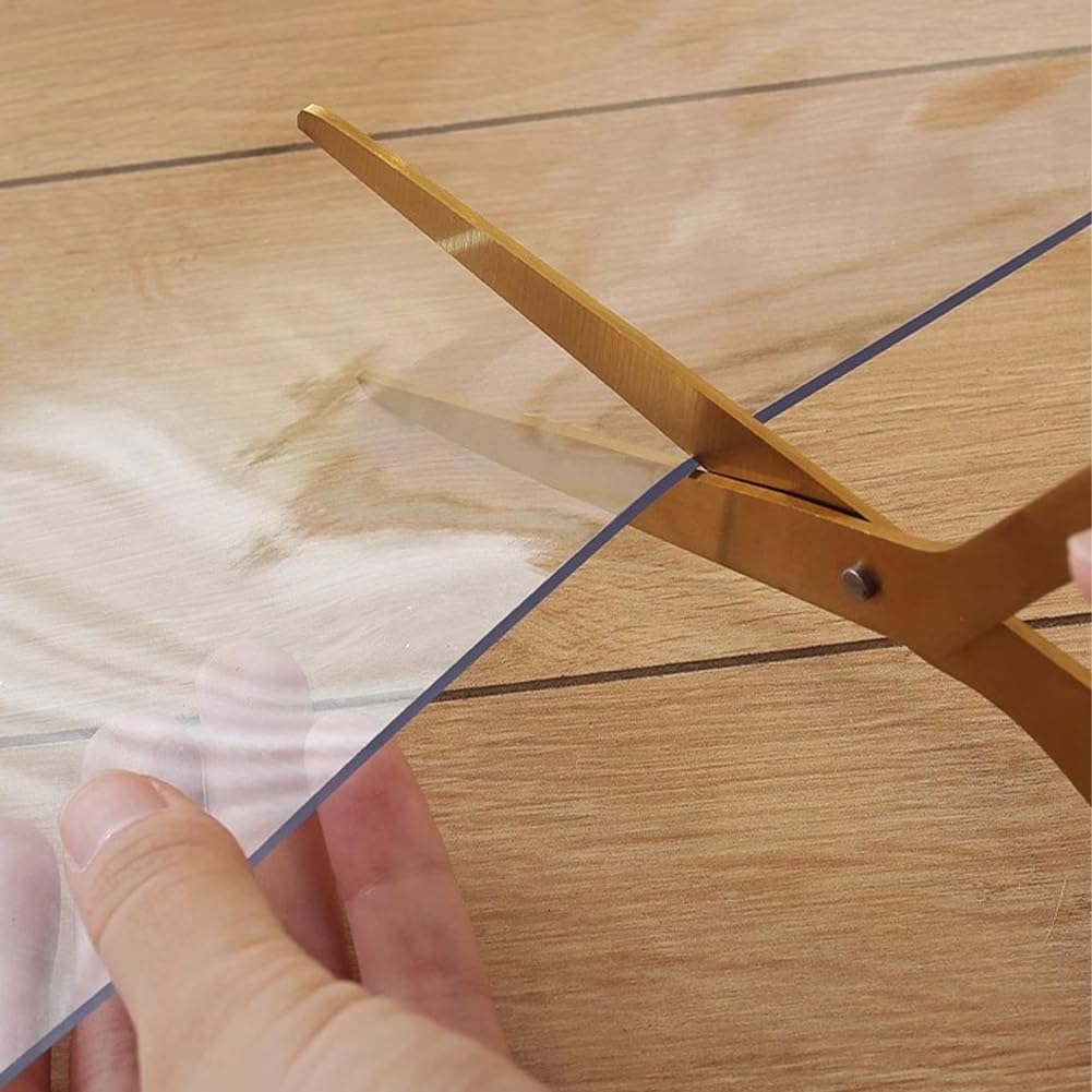 Tappetino trasparente per porta, protezione per pavimenti in legno duro, multiuso, facile da pulire, per casa e ufficio, spessore 1 mm