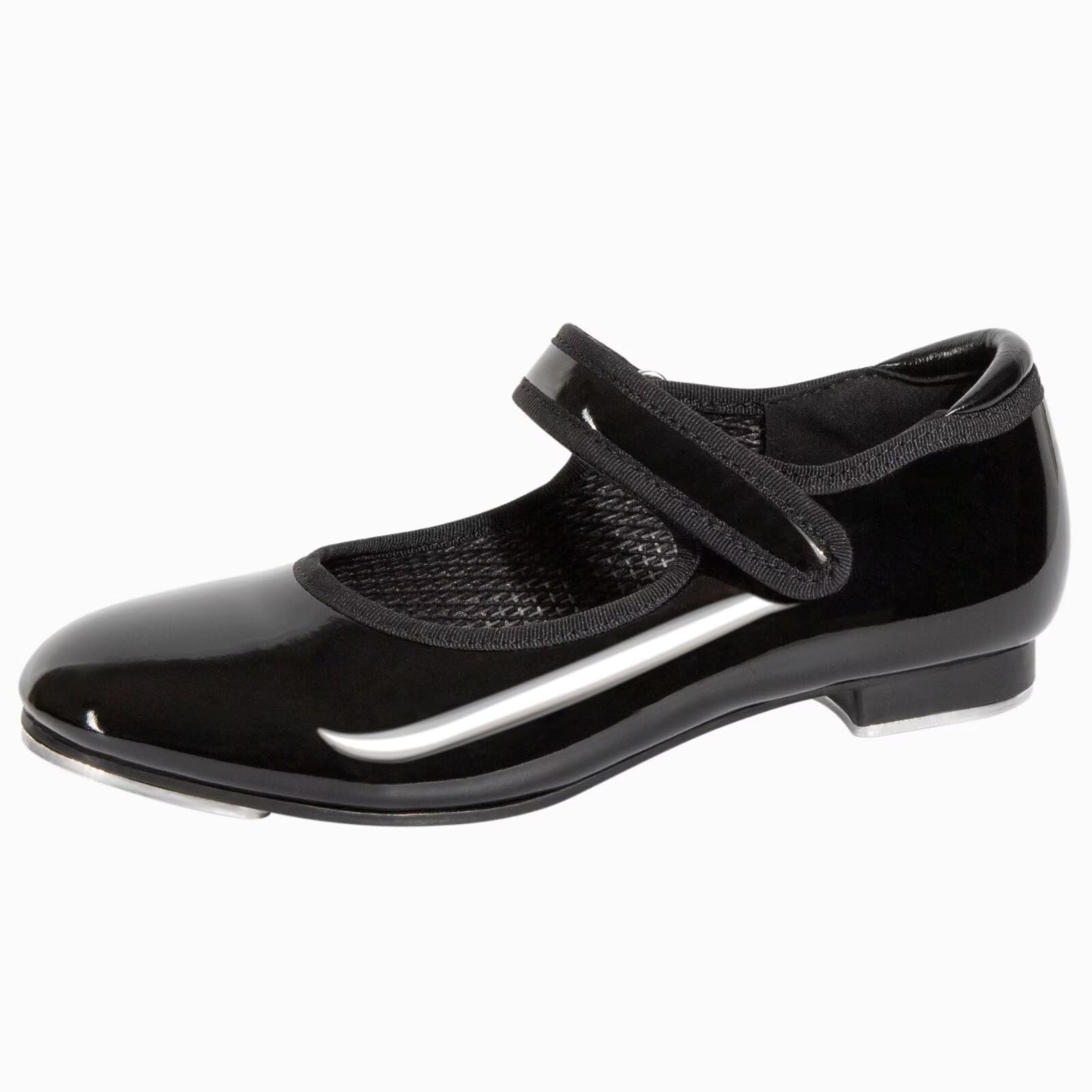 Zapatos de tap para niñas, suela dividida, color negro, zapatos de baile para niñas y niños