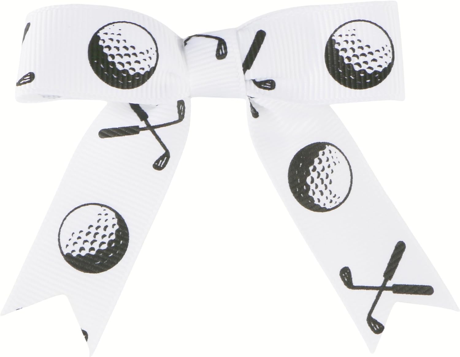 Meseey 30 Pcs Golf Ball Printed Ribbon Bows with Twist Ties 3 Inch Mini Crafts Bows for Gift Wrapping, Baby Showers, Golf-Themed Weddings & Party Favors
