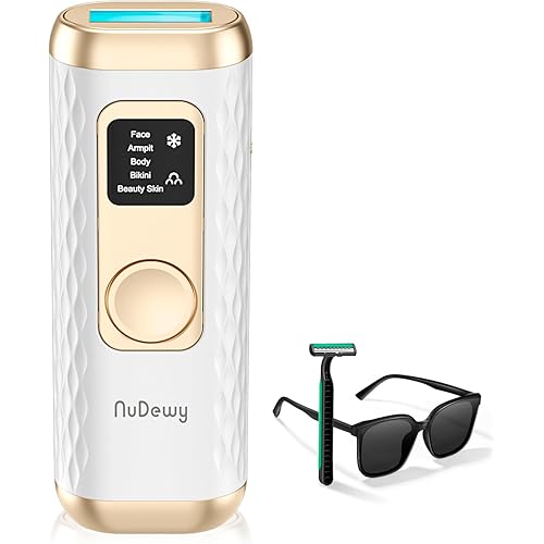 Laser Hair Removal for Women and Men, Laser Hair Removal Device Safe at-Home Epilators for Face Armpits Arms Bikini Line Legs Whole Body