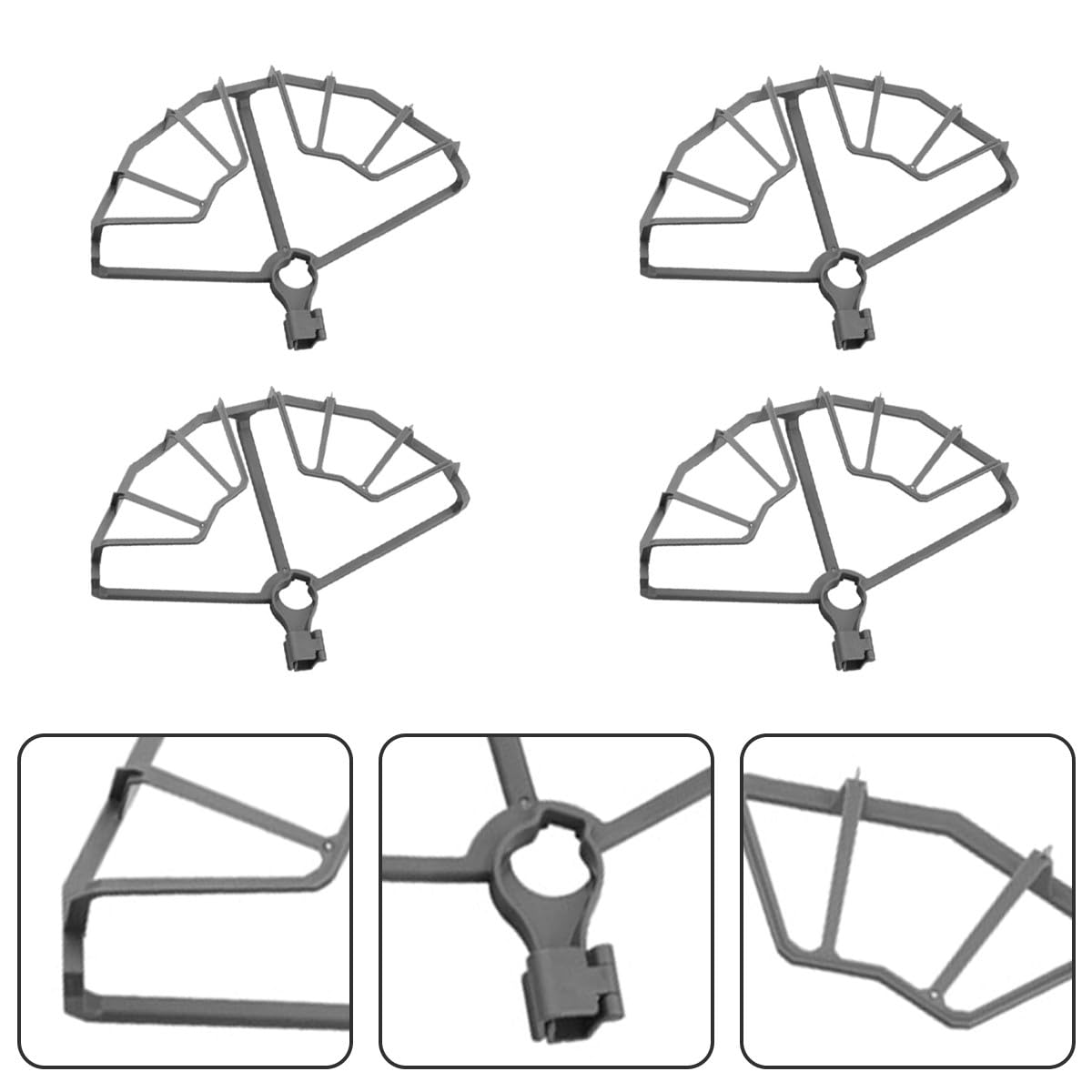 Beaupretty 4 Piezas Protector de Hélices para Drones Zoom Accesorios de RC Anillo Anticolisión Instalación de Alta Resistencia