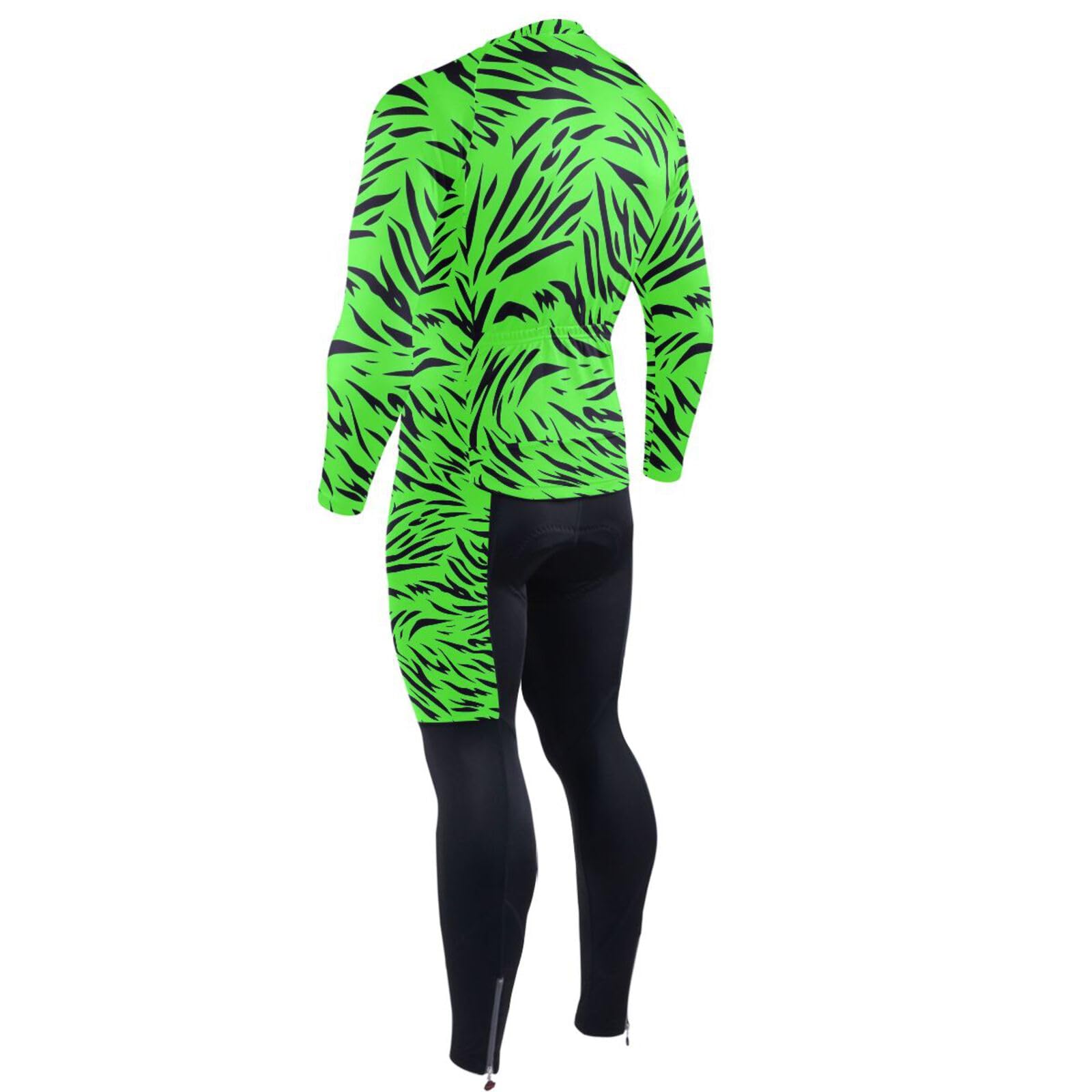 Winter Radtrikot mit Taschen Leicht Radtrikot Herren Lang 3D Gepolstert