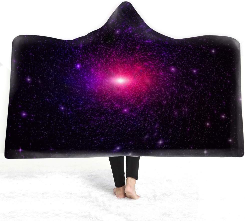 Carpet Practical Rugs Multipurpose Adults Children Hats Plush Double-Star Hooded Cloak Magic Carpet Daily use (Color : 15, Size : 130 * 150cm)