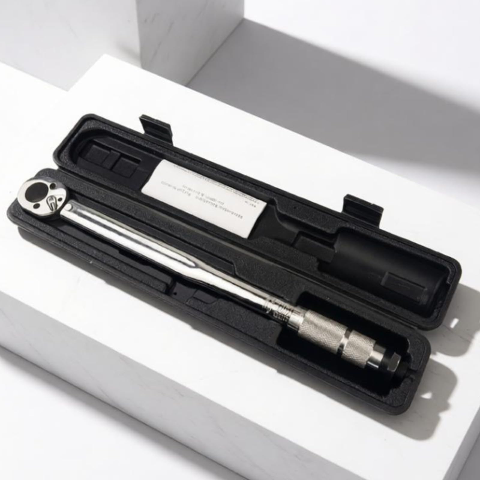 Chiave Dinamometrica Zigrinata Utensile | Regolabile, Chiave Dinamometrica a Cricchetto, Precisa, per Riparazioni Auto, Garage