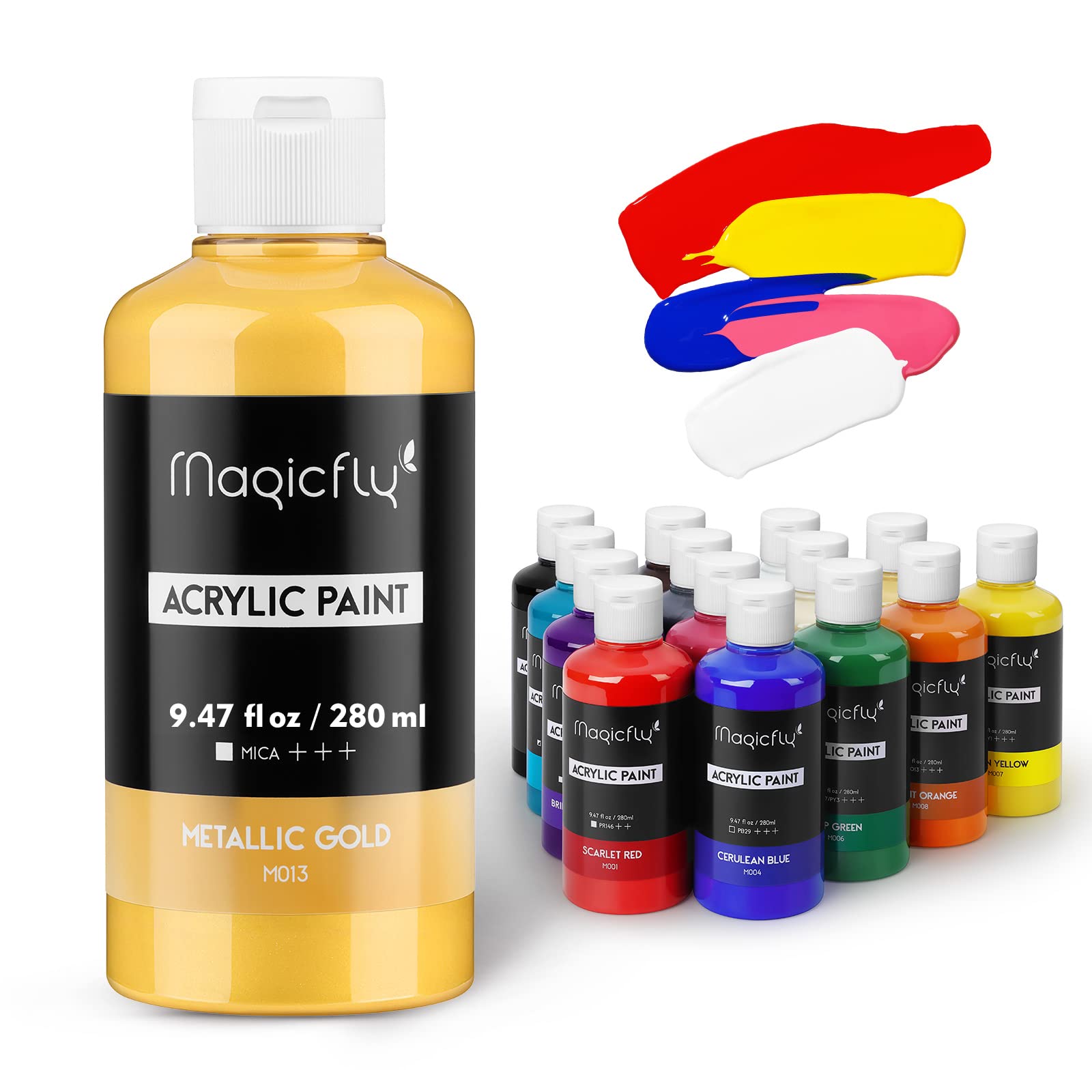 Buy Magicfly Outdoor Acrylic Paint Set (280 ml/9.47 fl oz.) 14 x 280ml