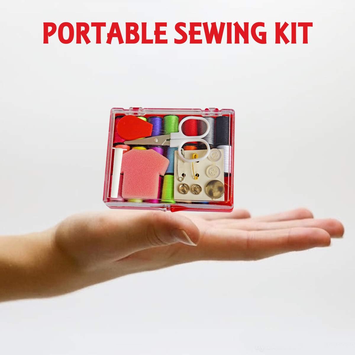 LE PAON Travel Sewing kit with 20 spools Sewing Thread,and Sewing Tool kit