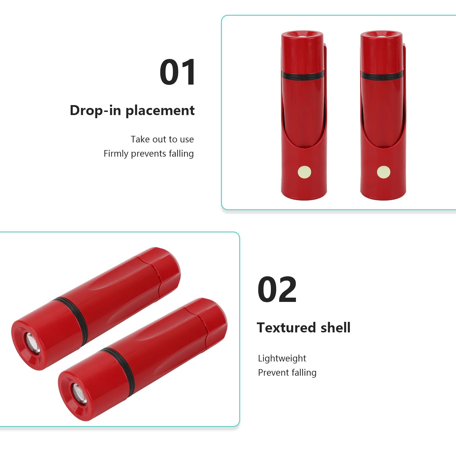 Lampe Torche LED Urgence Enfichable – Lot De 2, Lumière Panne De Courant