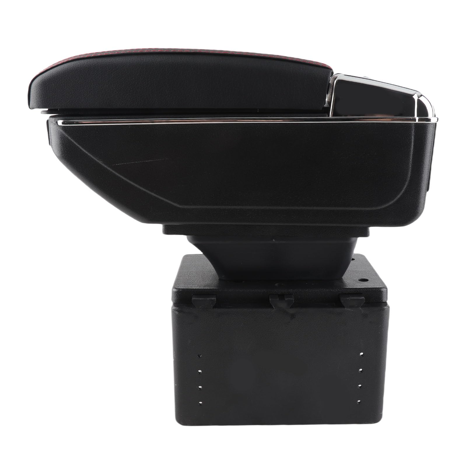 Caja de apoyabrazos, caja de almacenamiento de contenedores de caja de apoyabrazos de consola central de coche universal ajustable con interfaz USB
