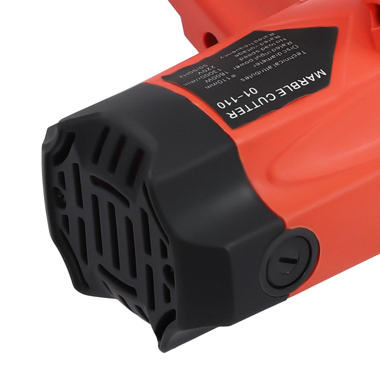 Tagliapiastrelle elettrico, sega circolare a mano, 1580 W, 110 mm, profondità di taglio 0-34 mm, angolo di inclinazione 0-45°, con 2 lame per legno e pietra, ideale per fai da te e costruzione