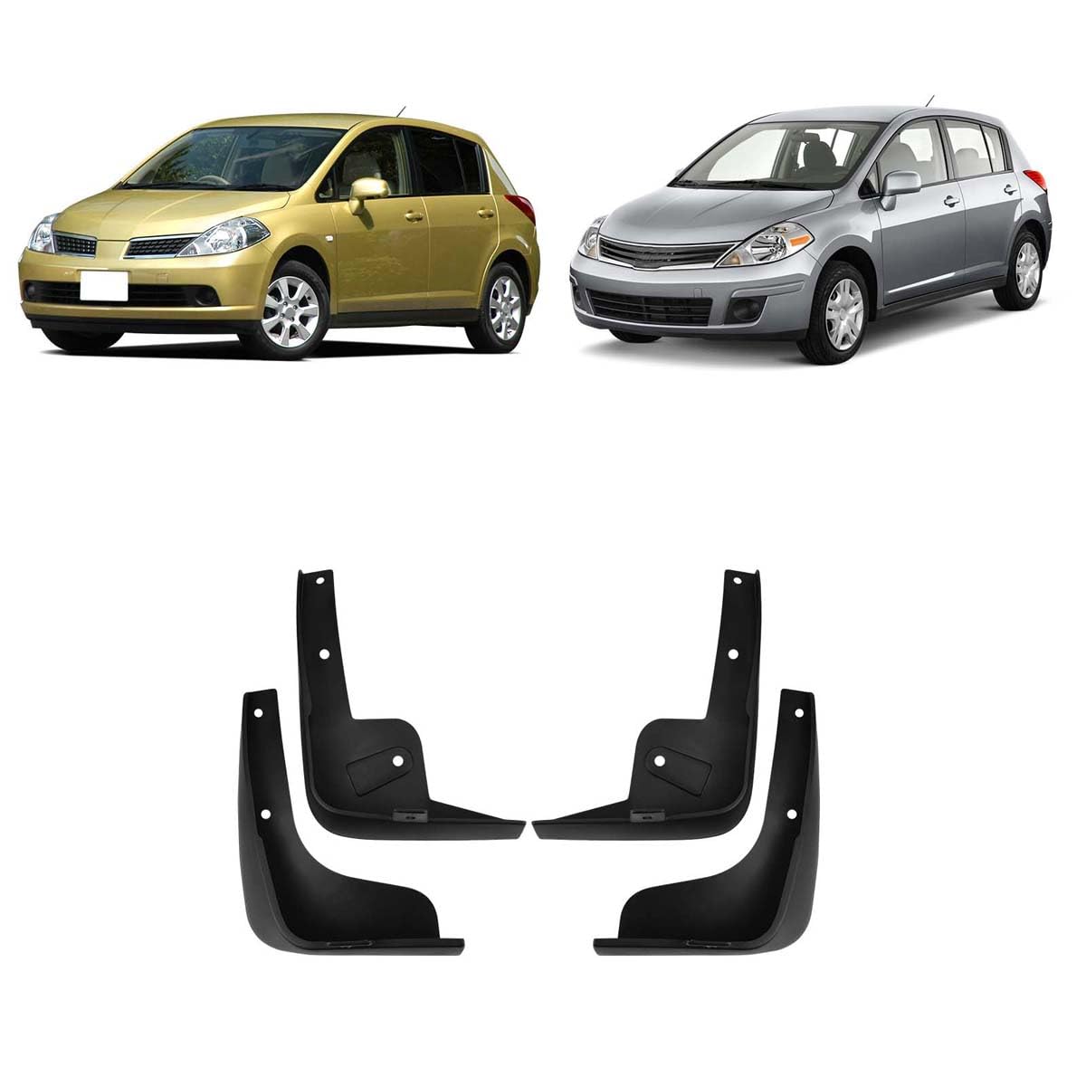 Garde-Boue pour Voiture Nissan Tiida - Idéal pour Routes de Campagne