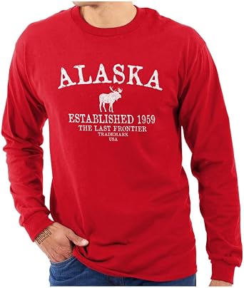 USA State Vintage Established Date Long Sleeve Tshirt Men Women