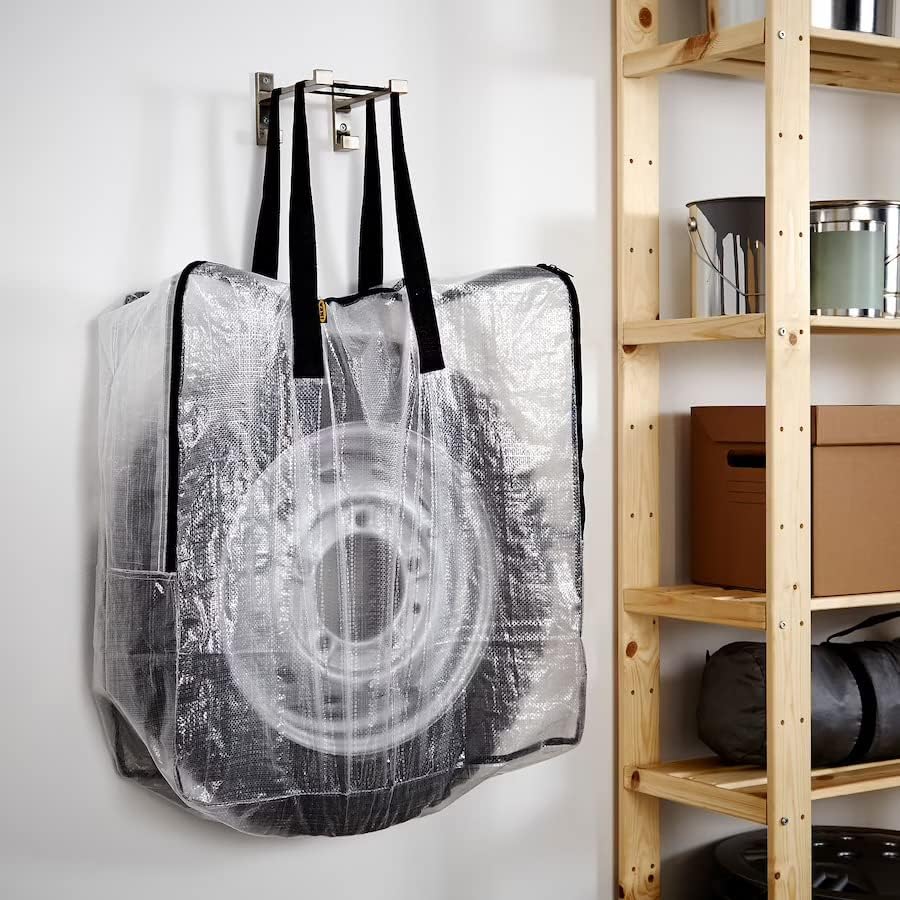 Ikea DIMPA Storage bag, durable & transparent 65x22x65 cm [Easy to keep clean  just rinse and dry]