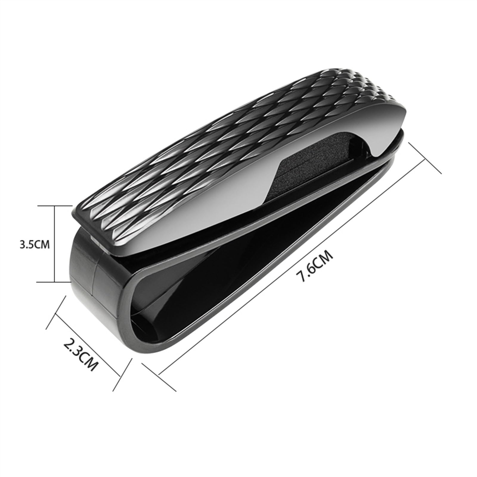 WITTSY Étui Lunettes Voiture Portable Lunettes Attache Clip Voiture Pare-Soleil Lunettes De Soleil Support pour H&Onda pour City