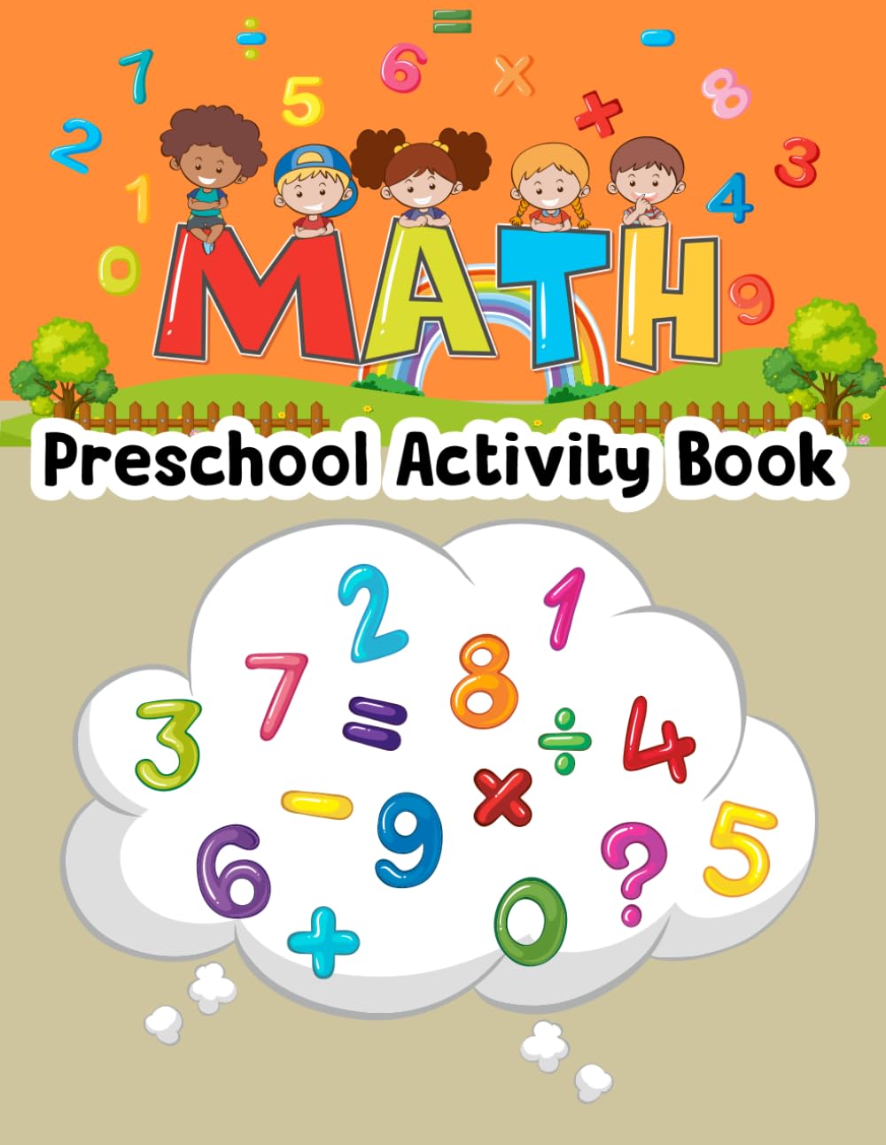 Math Preschool Activity Book: Math Activity Workbook for Kids Learn Numbers Addition and Subtraction Through Fun Learning Coloring and Tracing Exercises