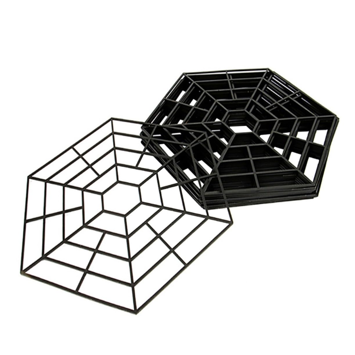 Filet de protection étang Hemobllo : lot de 20 grilles anti-oiseaux en plastique PP noir